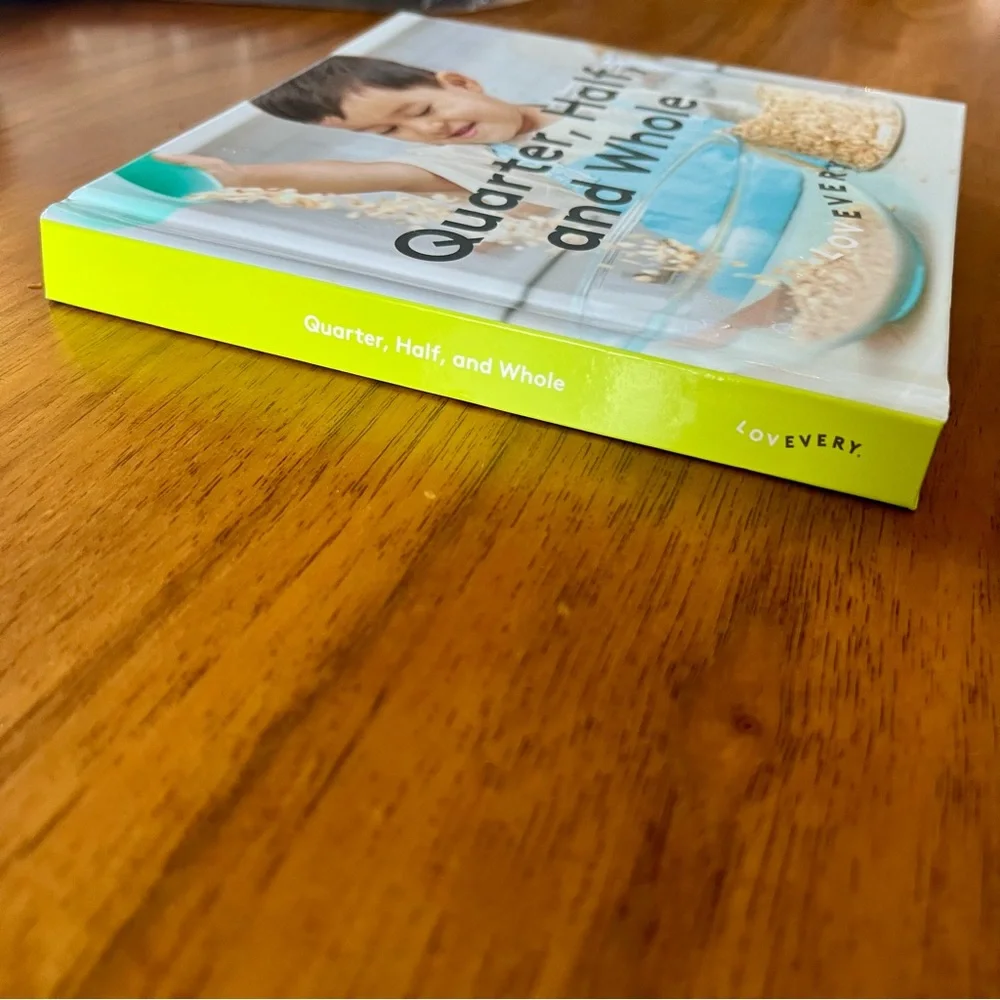 Lovevery Quarter, Half, and Whole Infant Toddler Baby Board Book Montessori